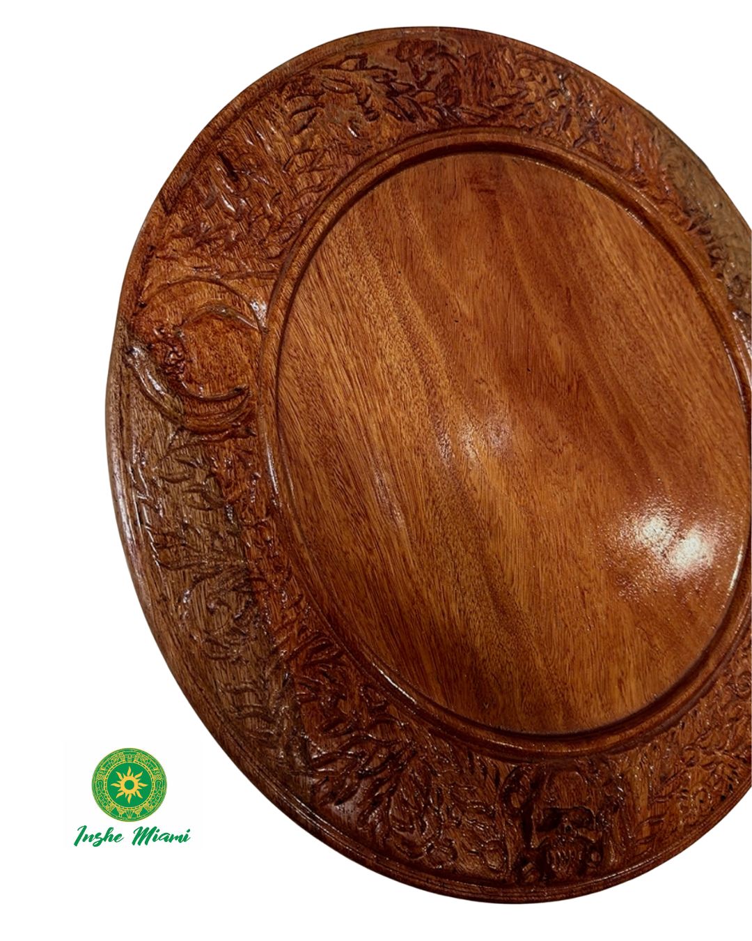 Tablero de Ifá de Madera 18" con Símbolos Criollos – Diseños Variados