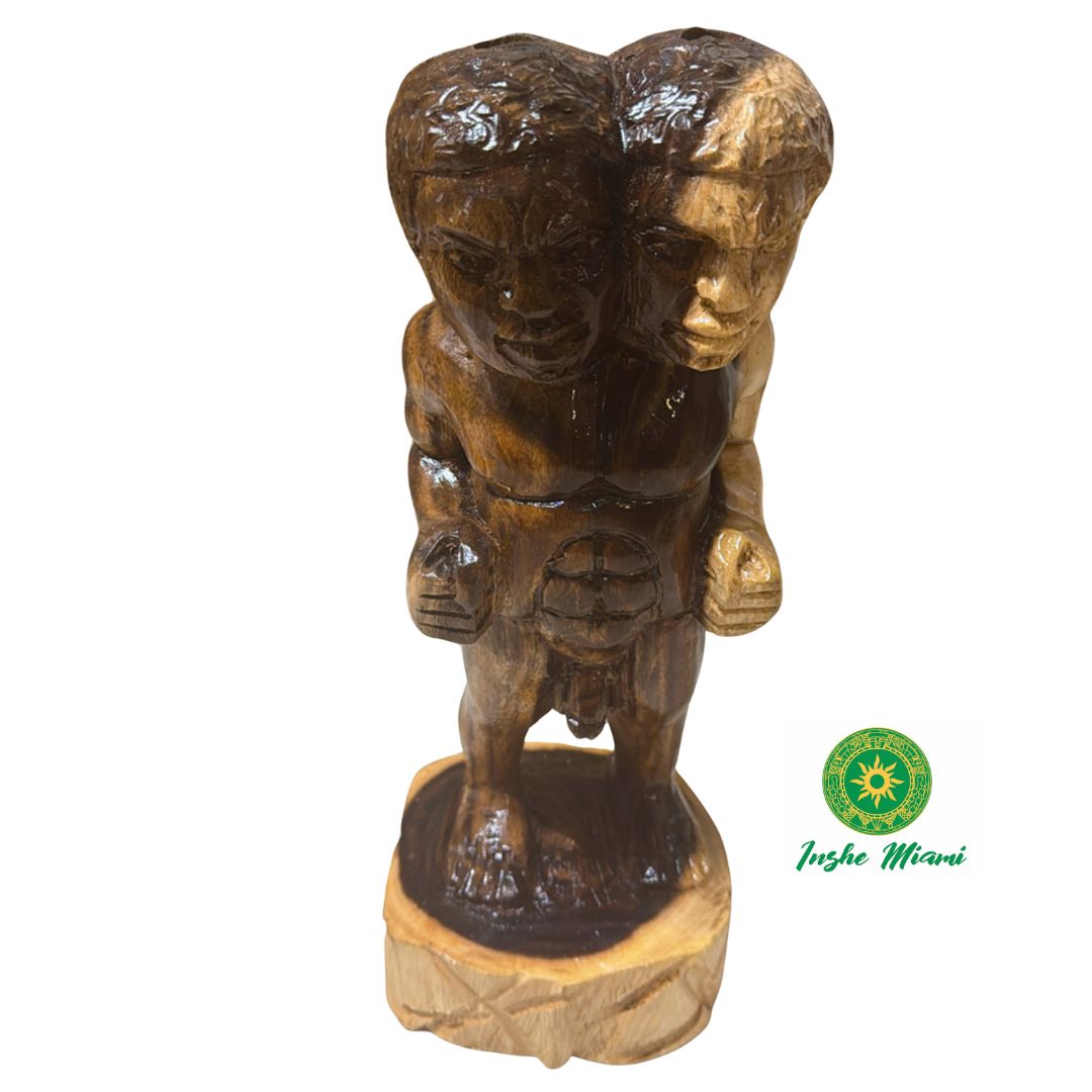 Agborán – Muñeco de Madera de Ashikuelu en Roble (14")