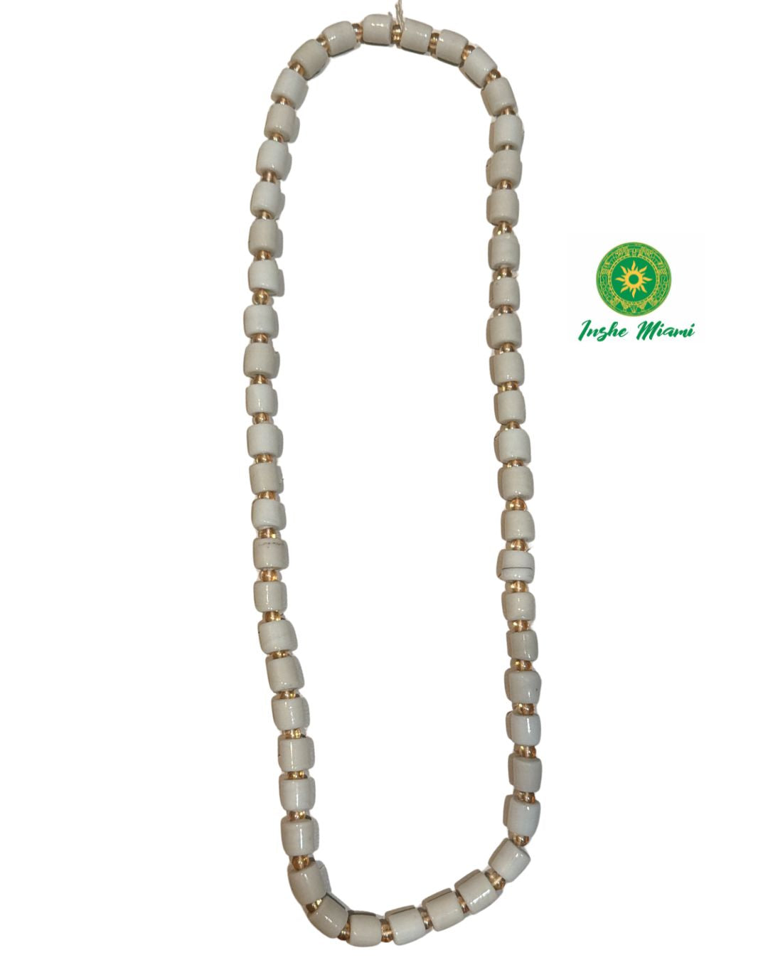 Collar Yoruba Moderno de Cristal con Cuentas Grandes | Inshe Miami