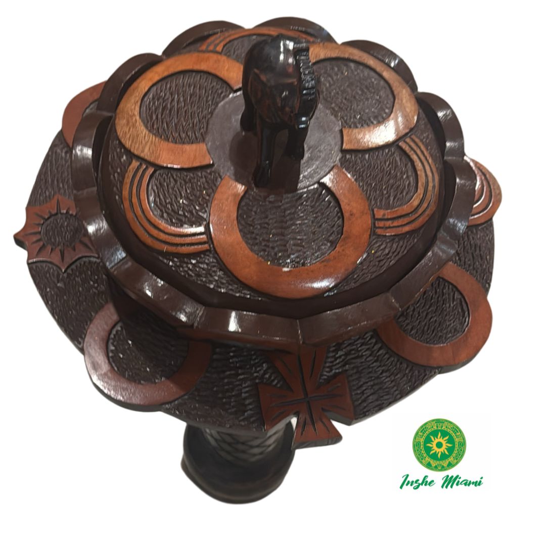 Set de Ifa con pies de Elefante 29”