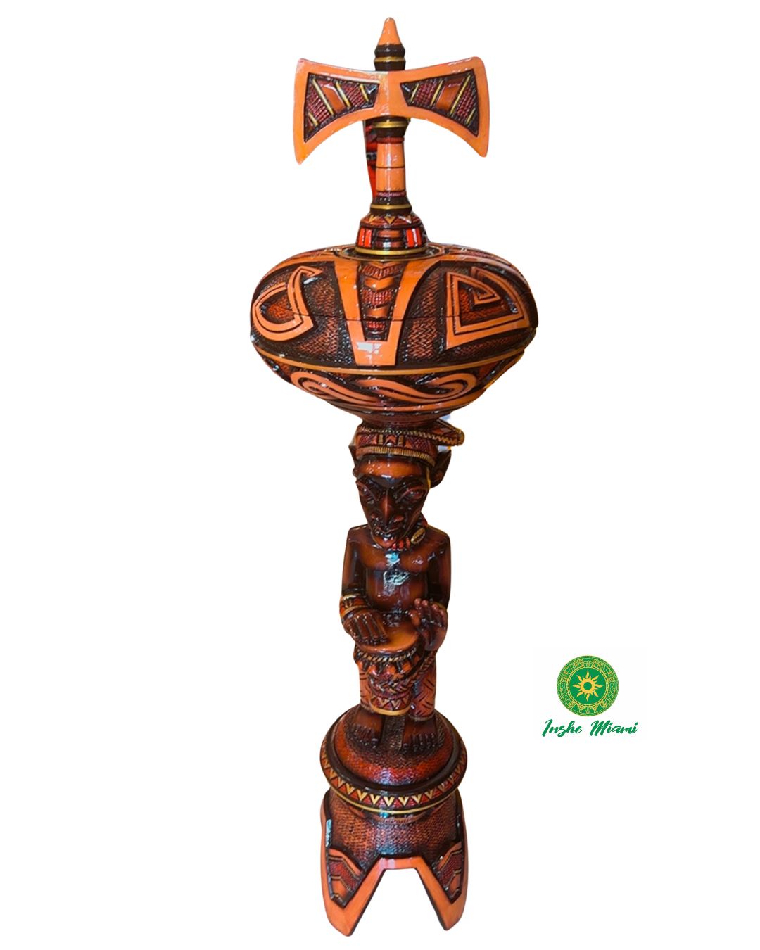 Set Chango Guerrero en Caoba – 56"