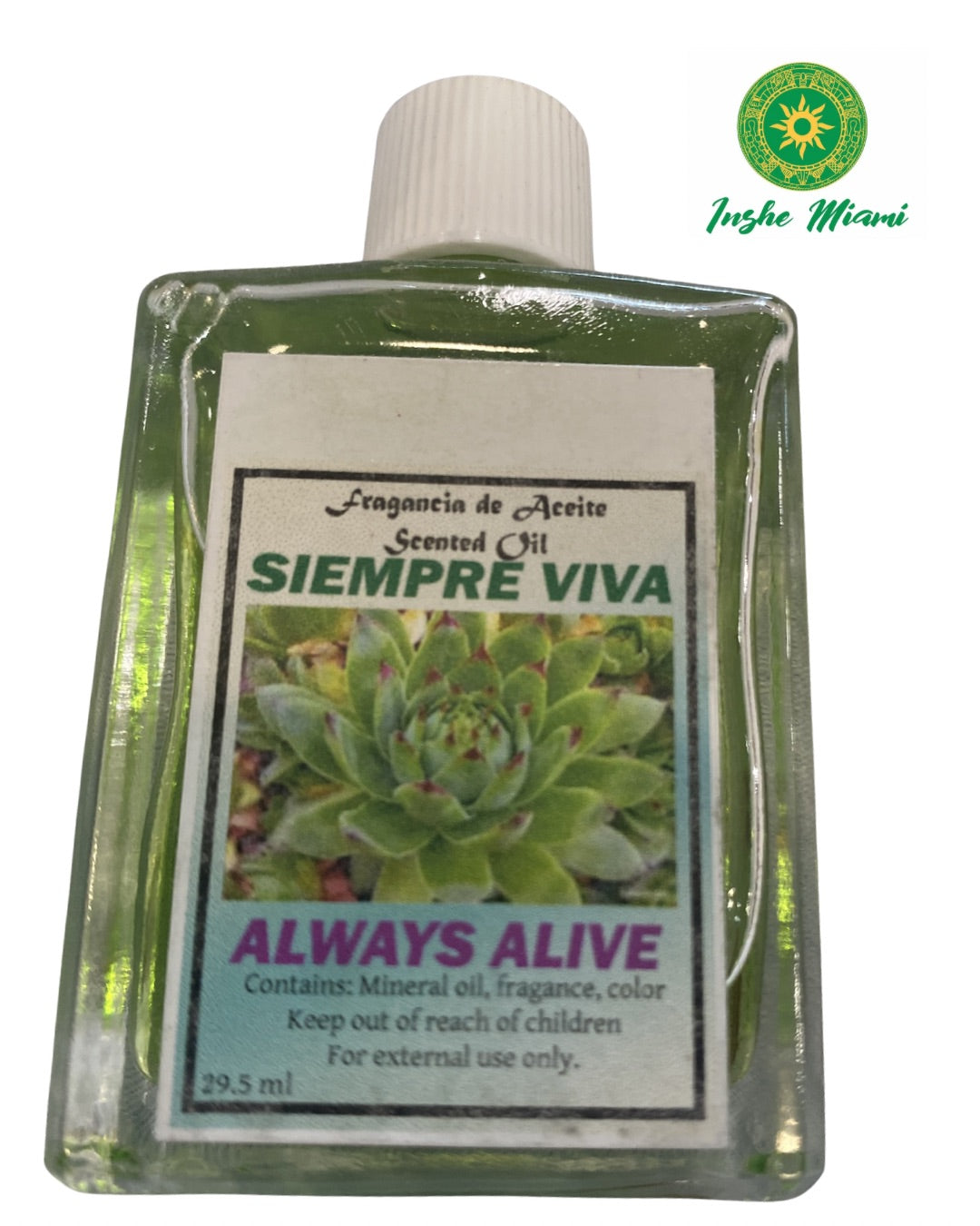 Aceite Siempre Viva 1 oz para Uso Espiritual y Tradicional | Inshe Miami