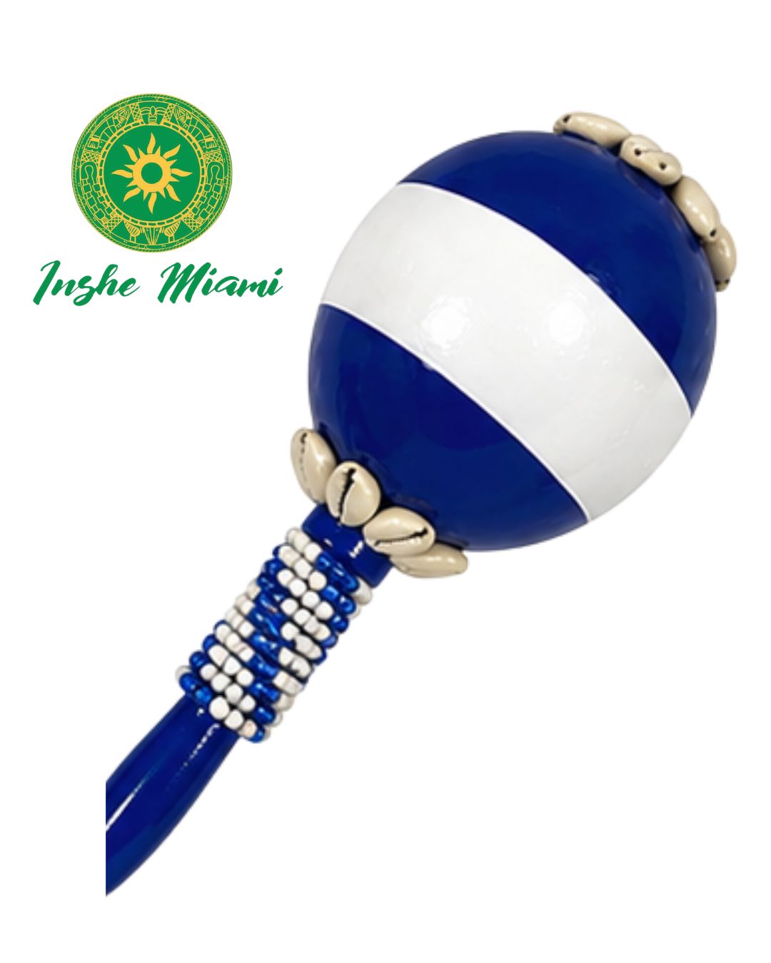 Maracas Decoradas para Orishas | Hechas a Mano | Eleggua, Chango, Yemaya y Más | Inshe Miami