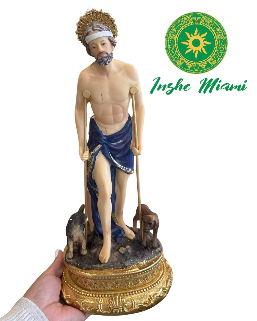 Shimmering Saint Lazarus Images | Religious Statues in Various Sizes | Inshe Miami