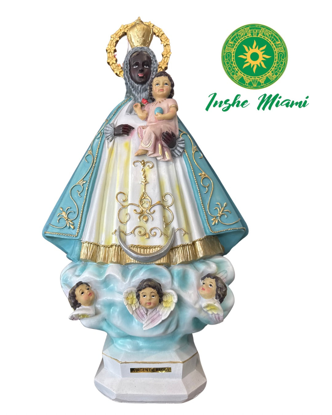 Imagenes Estatuas de la Virgen de Regla Modelo +Nuves (Elige entre las opciones)