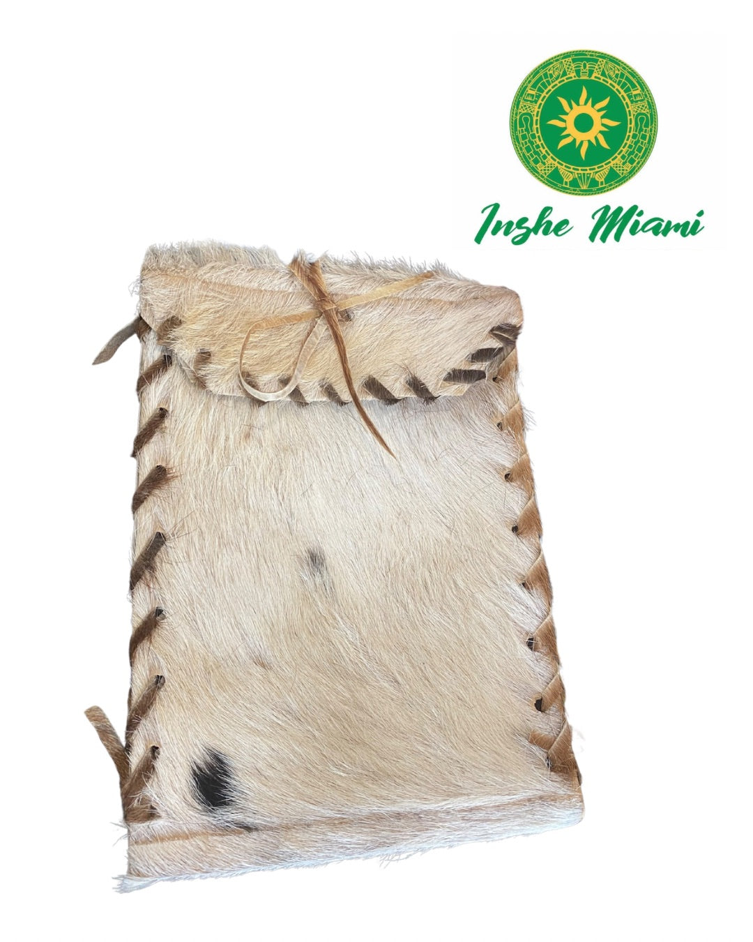 Cartuchera de Cuero Natural 10” x 8” – Bolso Tradicional de Piel | Inshe Miami