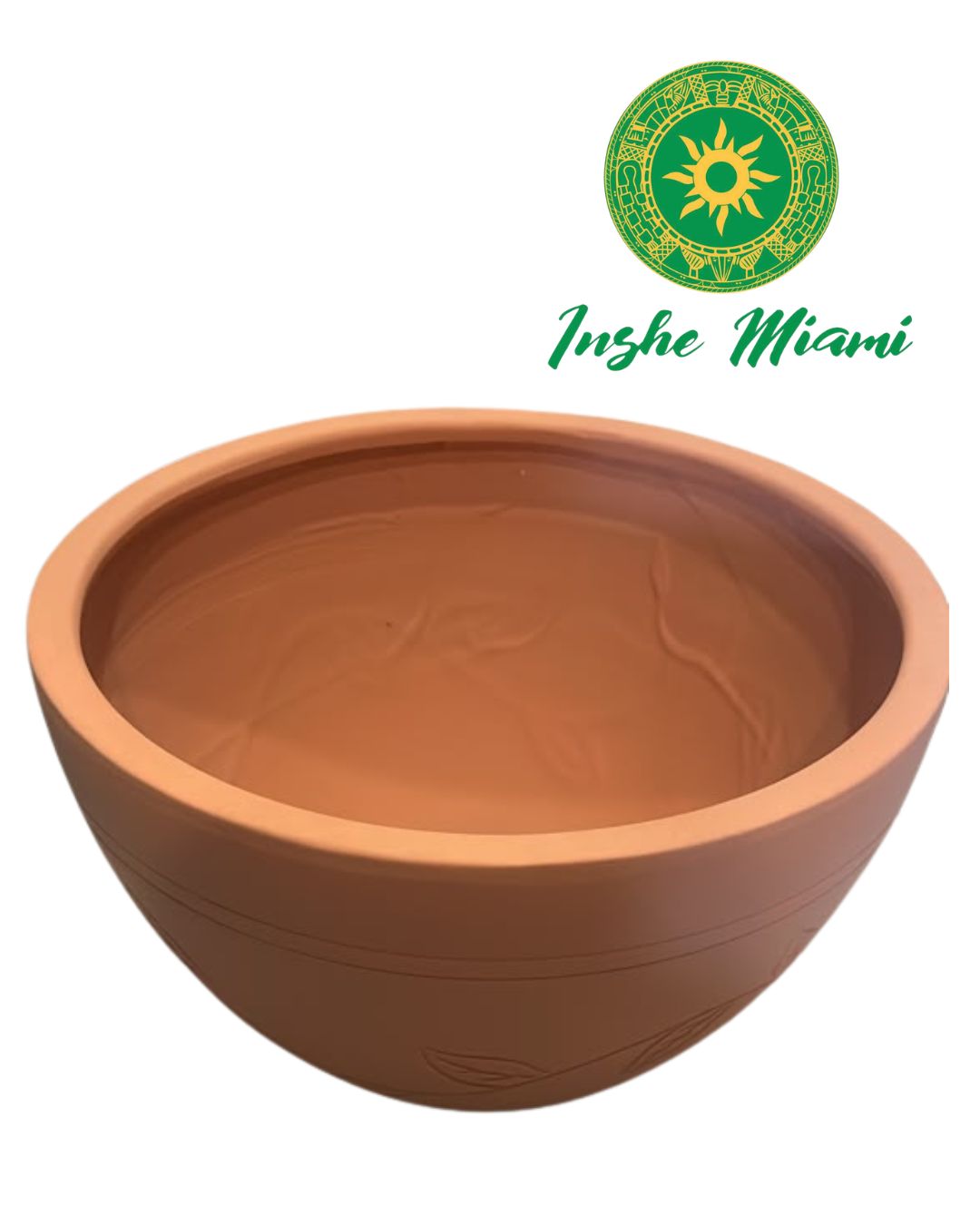 Handmade Clay Basin Casserole