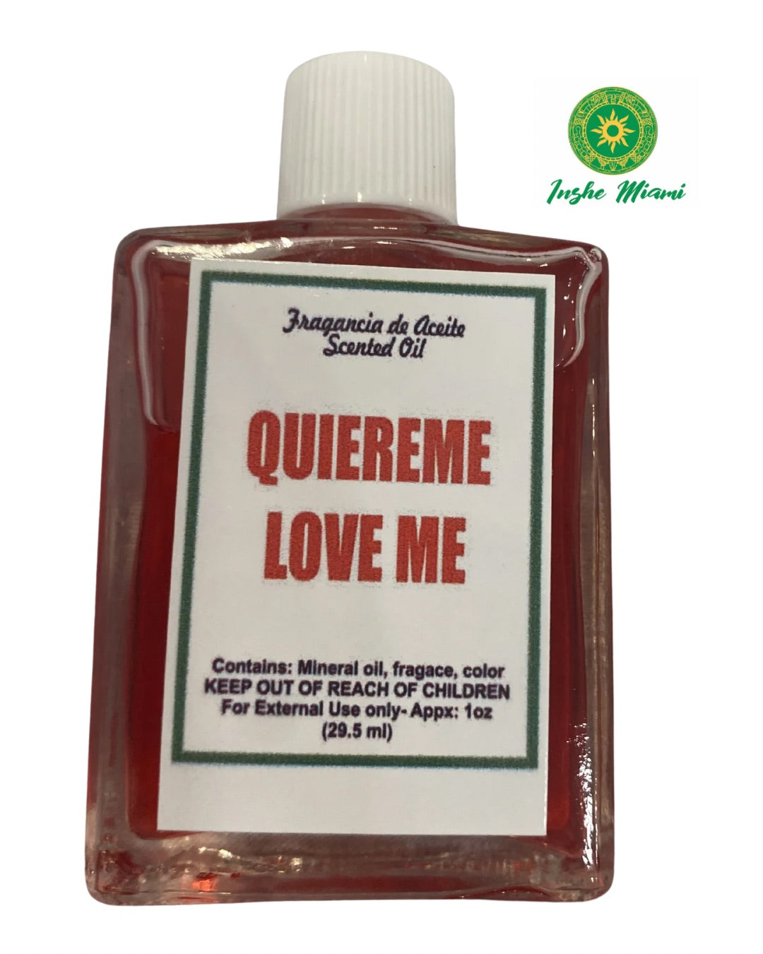 Aceite Quiereme 1 oz para Uso Espiritual y Tradicional | Inshe Miami