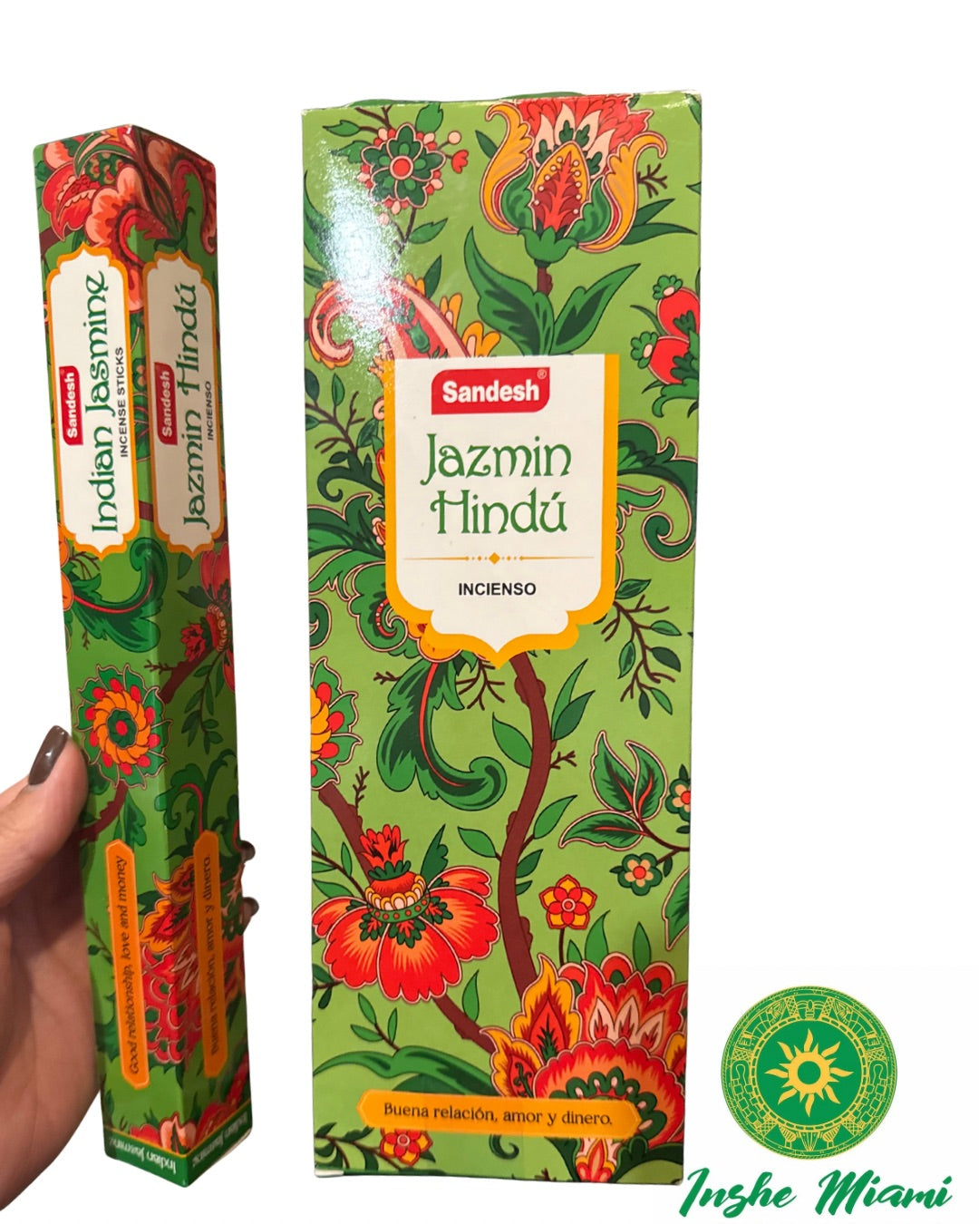 Incienso de Jazmin Hindu (Formato Cuadrado)