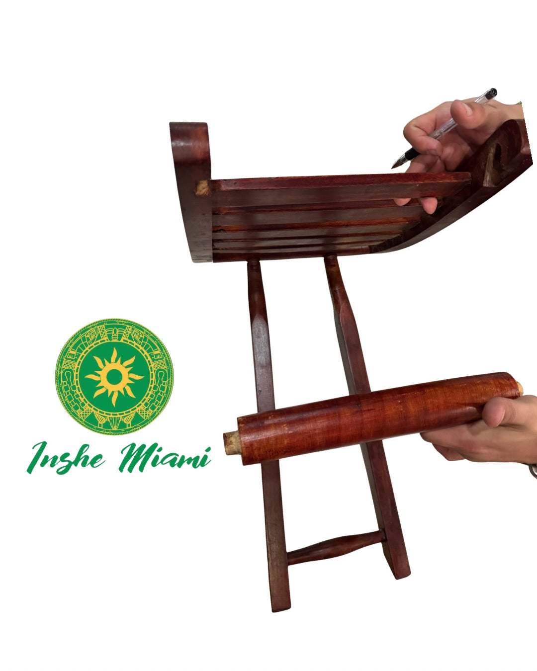 Banco de Madera Plegable 17"