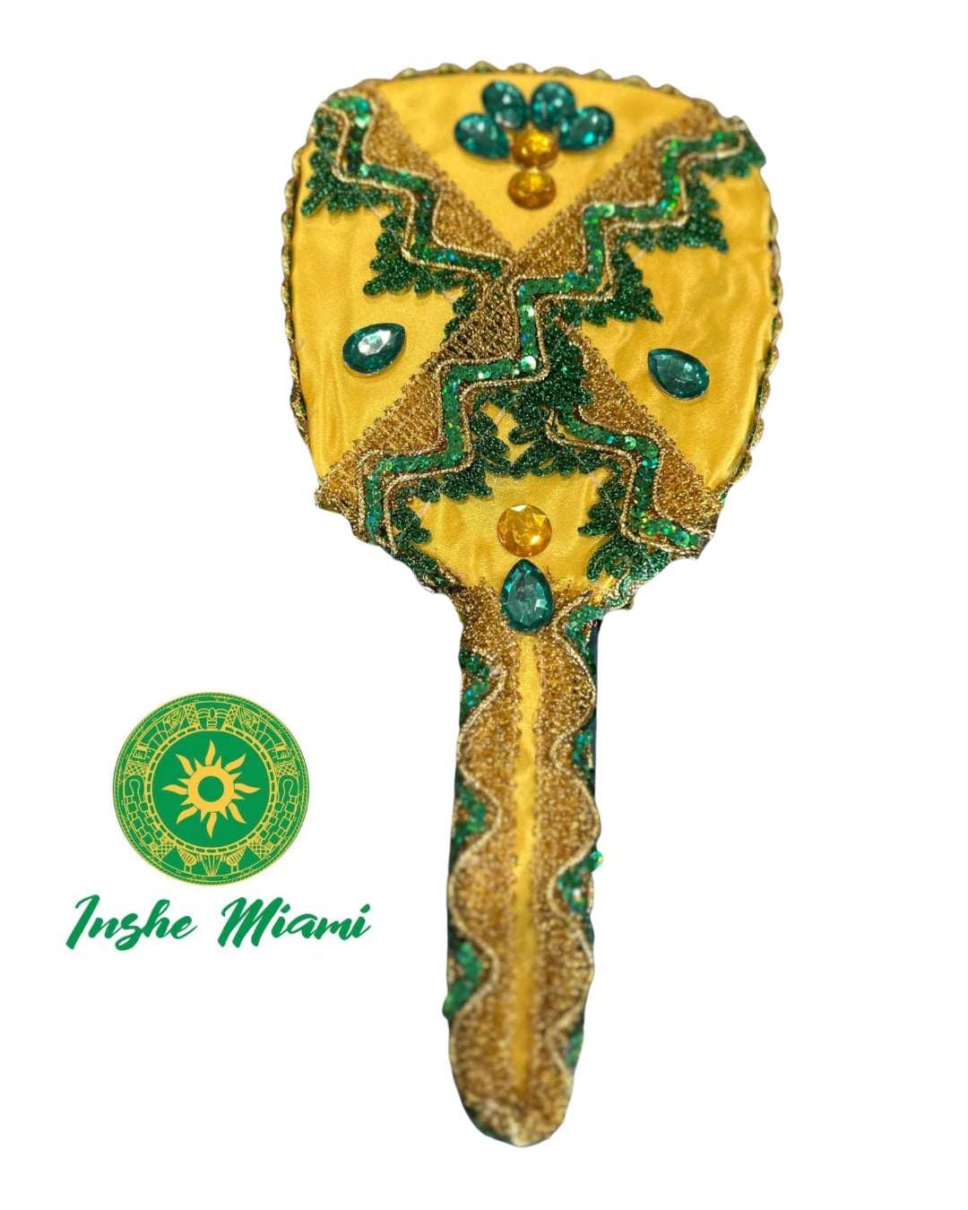 Espejo Amarillo Forrado