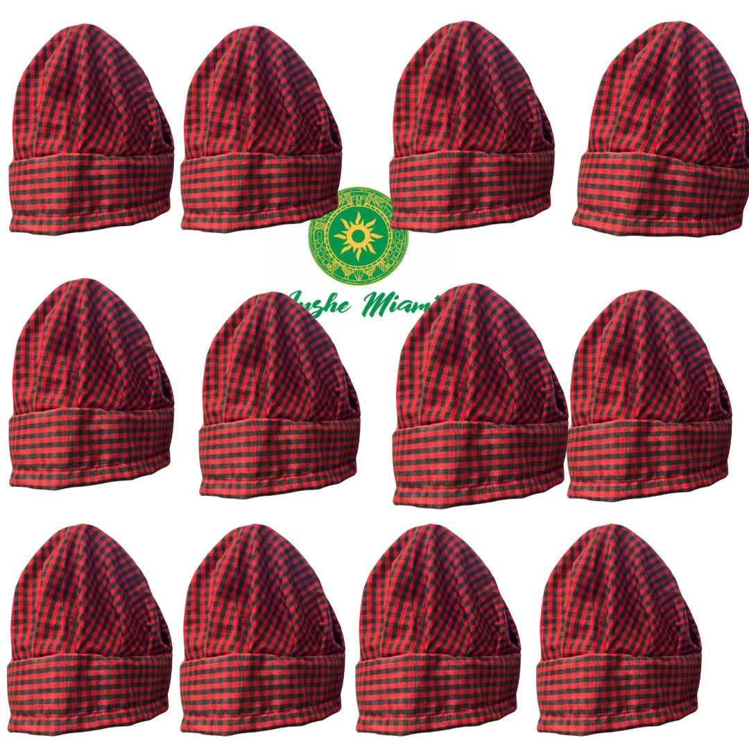 ELEGUA GINGHAM CAPS