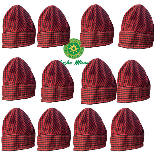 DOZENS OF GINGHAM HATS FOR ALL SAINTS
