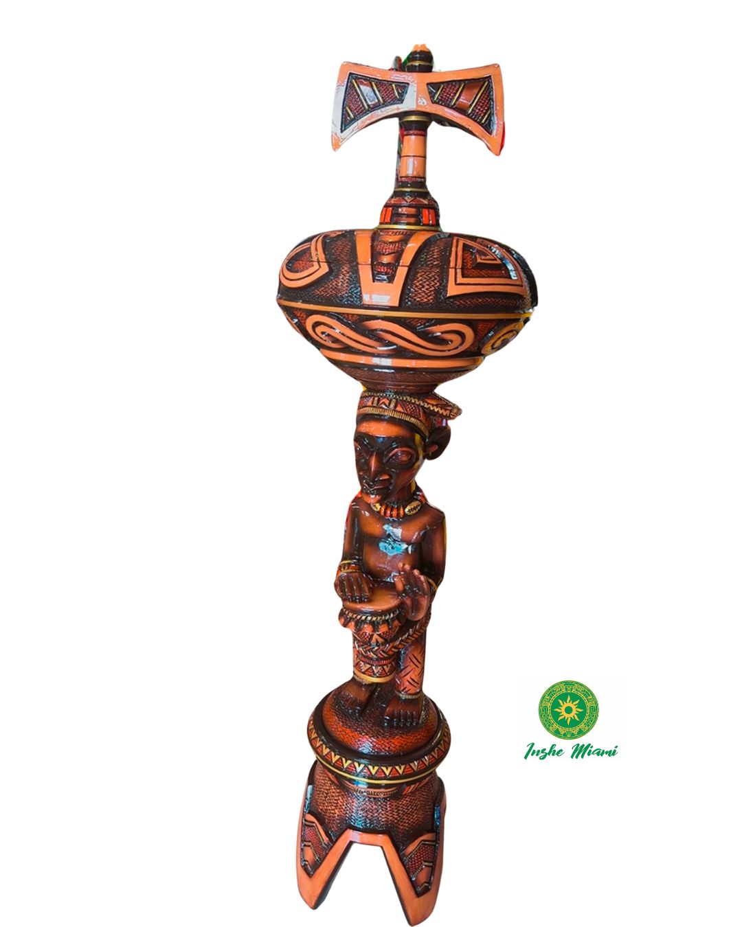 Set Chango Guerrero en Caoba – 56"