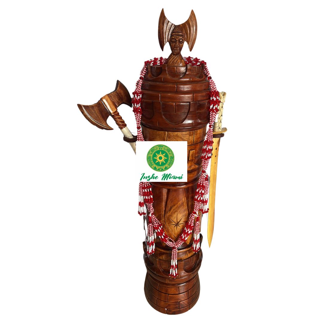 Set para Chango con Hacha y Espada en hueso