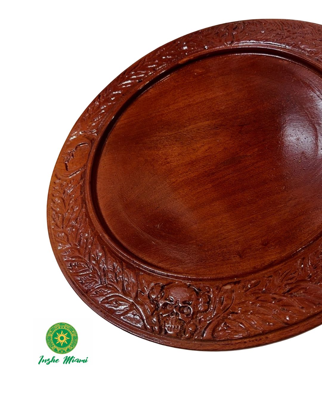 Tablero de Ifá de Madera 18" con Símbolos Criollos – Diseños Variados