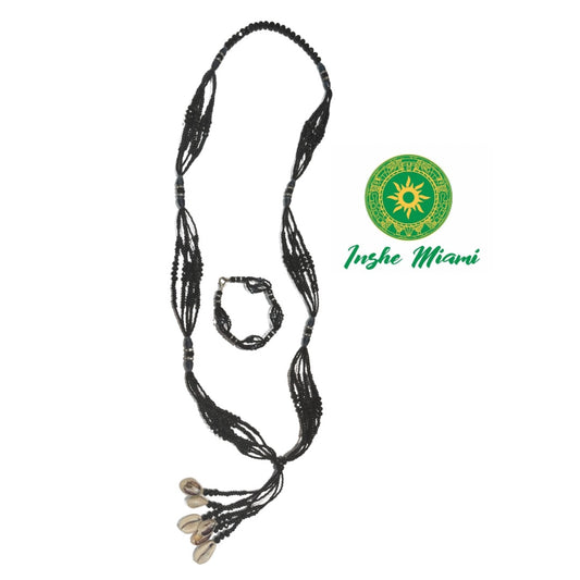 Collar de Cabecera de Gala Todo Negro