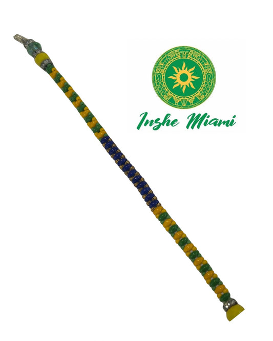 Ilde Plano de Orula con Oshosi – Pulsera Religiosa de Protección | Inshe Miami (copia)