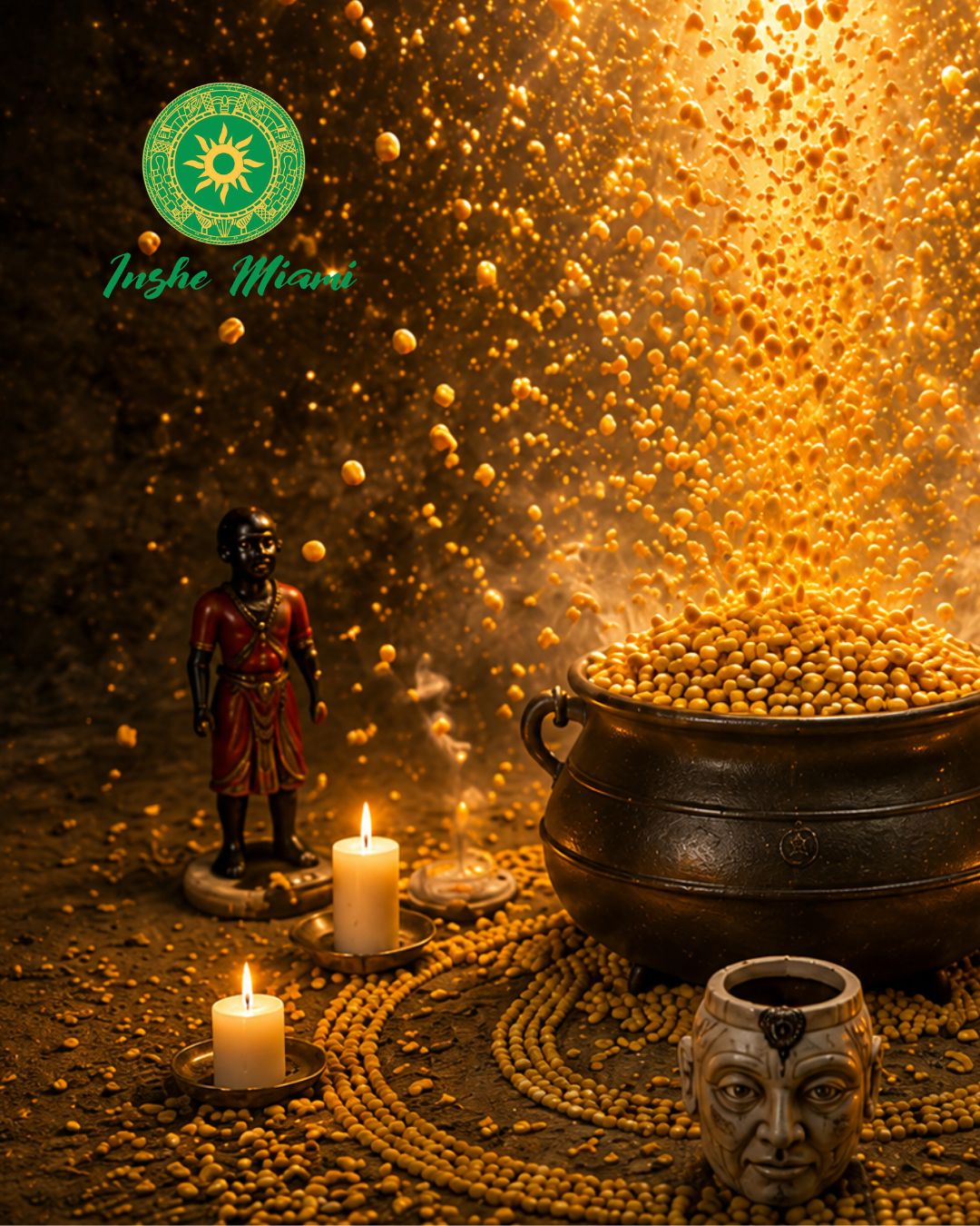 Maiz Tostado en Granos (Asheses) – Tradicional para Ceremonias y Ofrendas | Inshe Miami