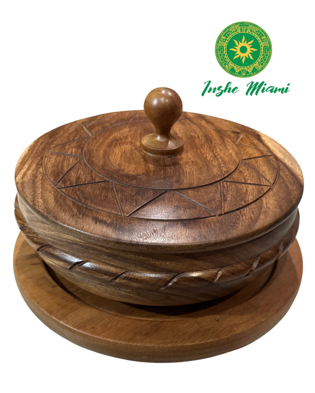 Batea y Tablero de Ifá – Set Tradicional de Madera para Iniciados | Inshe Miami