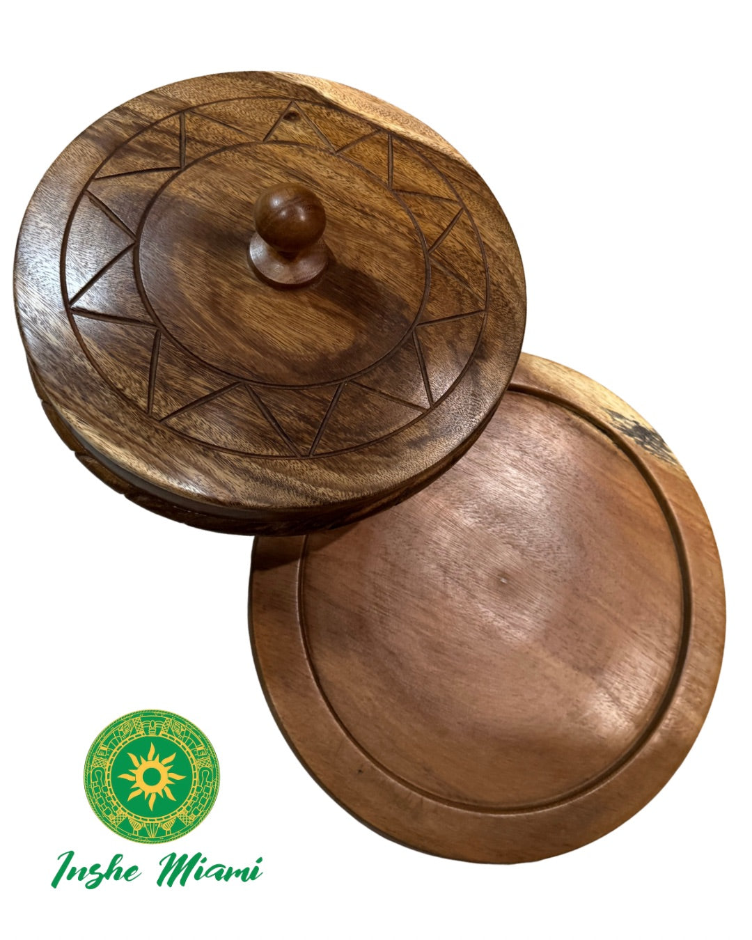 Batea y Tablero de Ifá – Set Tradicional de Madera para Iniciados | Inshe Miami