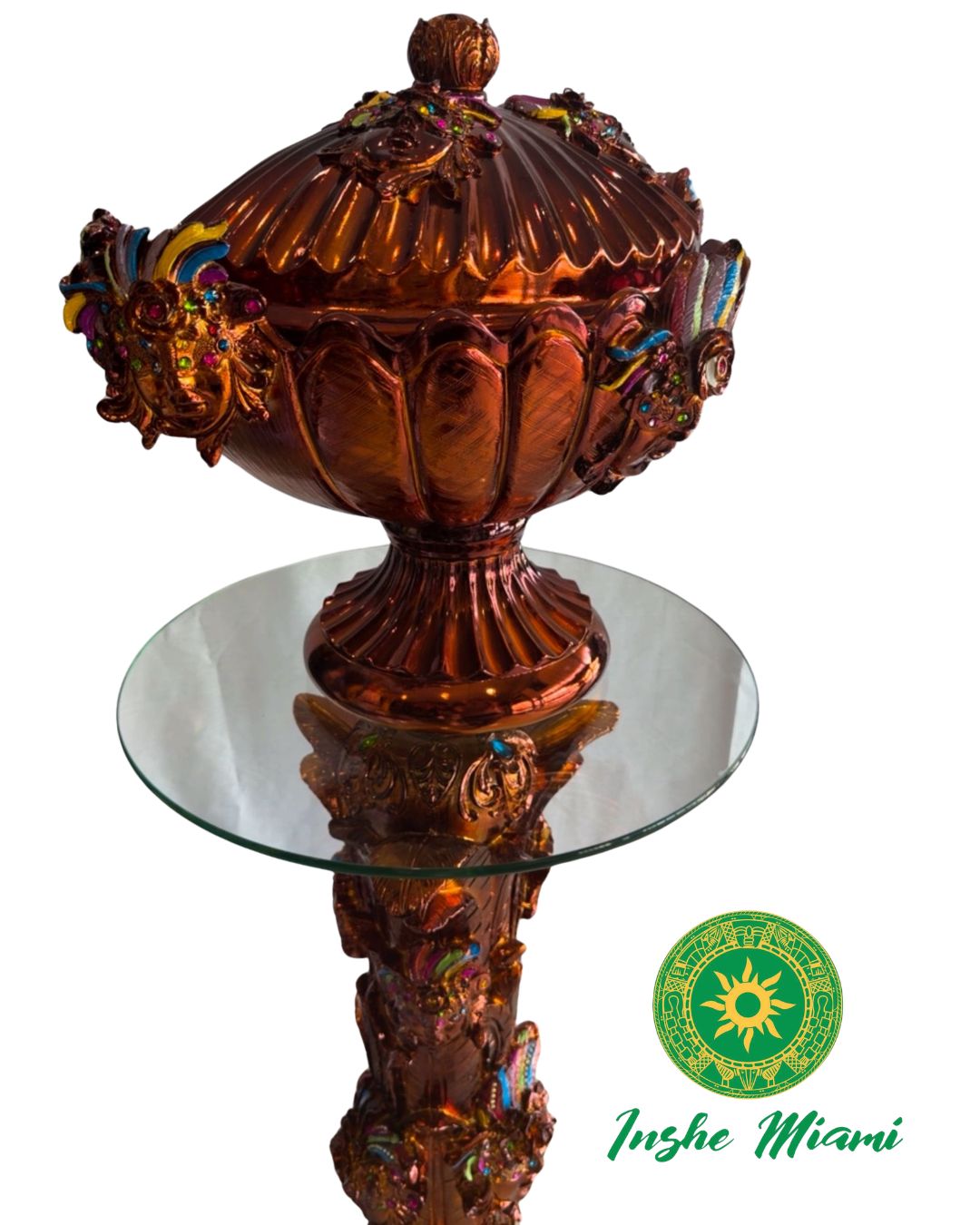 Juego de Pedestal y Potiche (3d)