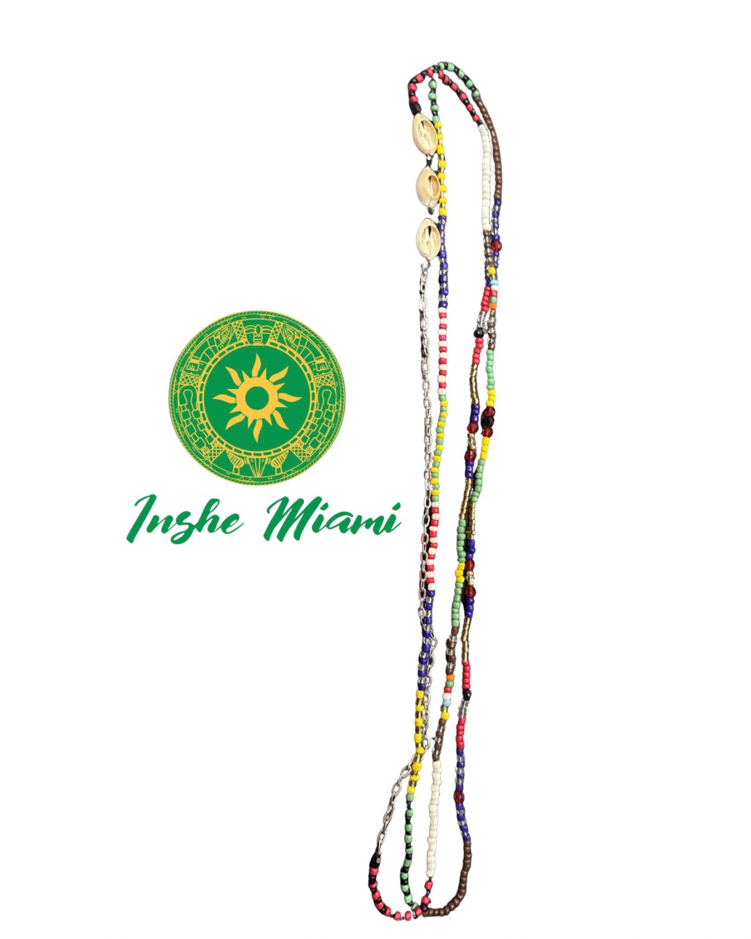 Collar Bandera 36” – Uso Religioso Afrocubano | Inshe Miami
