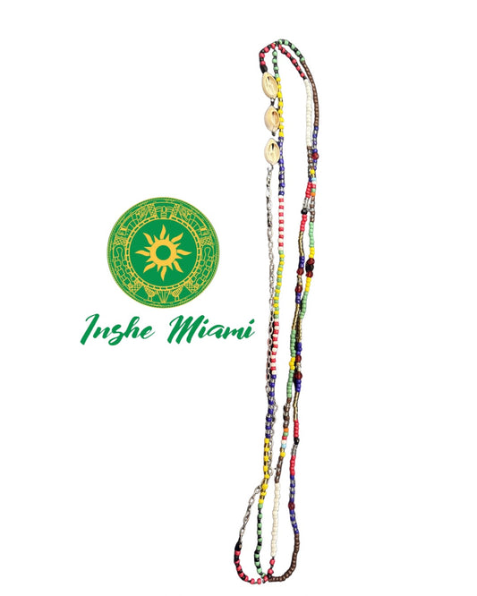 Collar Bandera 36” – Uso Religioso Afrocubano | Inshe Miami
