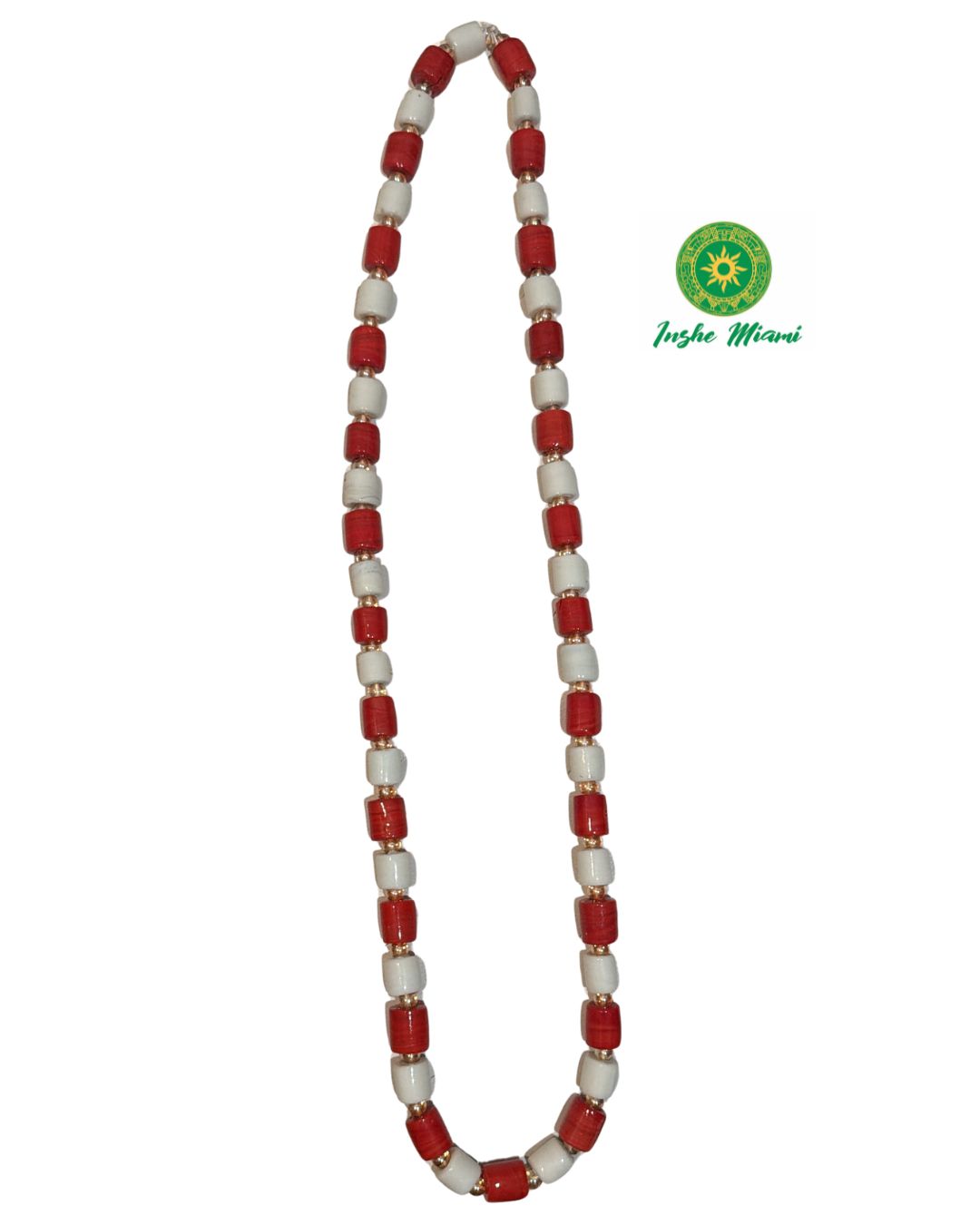 Collar Yoruba Moderno de Cristal con Cuentas Grandes | Inshe Miami