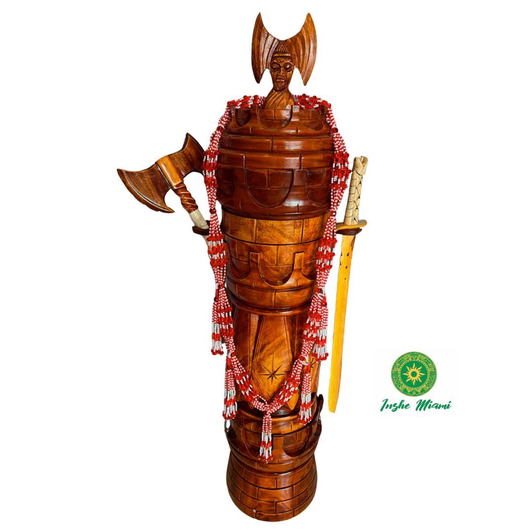 Set para Chango con Hacha y Espada en hueso