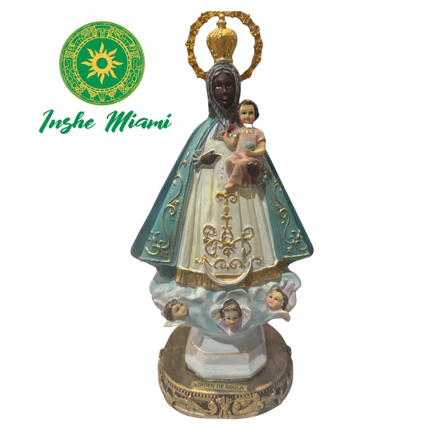 Imagenes Estatuas de la Virgen de Regla Modelo +Nuves (Elige entre las opciones)