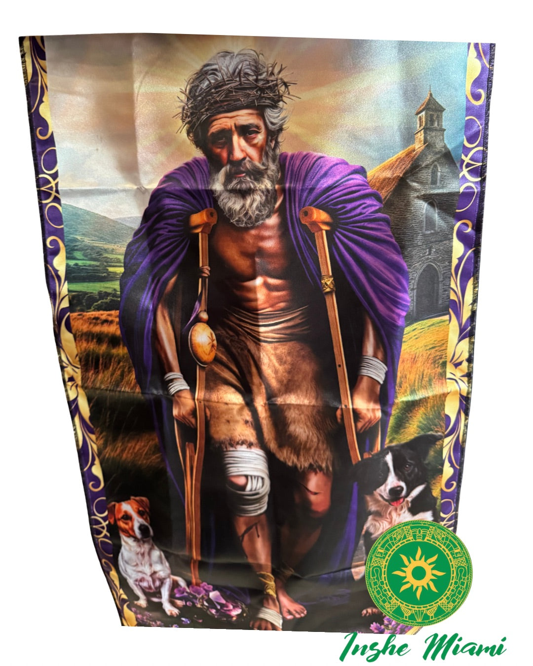 Tapiz de Orichas 28" x 18" (Elije el Santos )