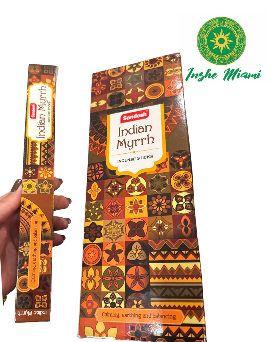 Incienso de Mirra Hindu (Formato Cuadrado)