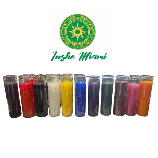 Velas 8" (Elige el Colores)