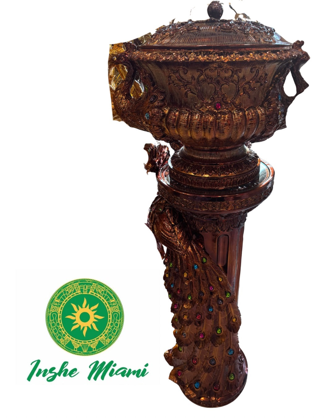 Juego de Pedestal y Potiche