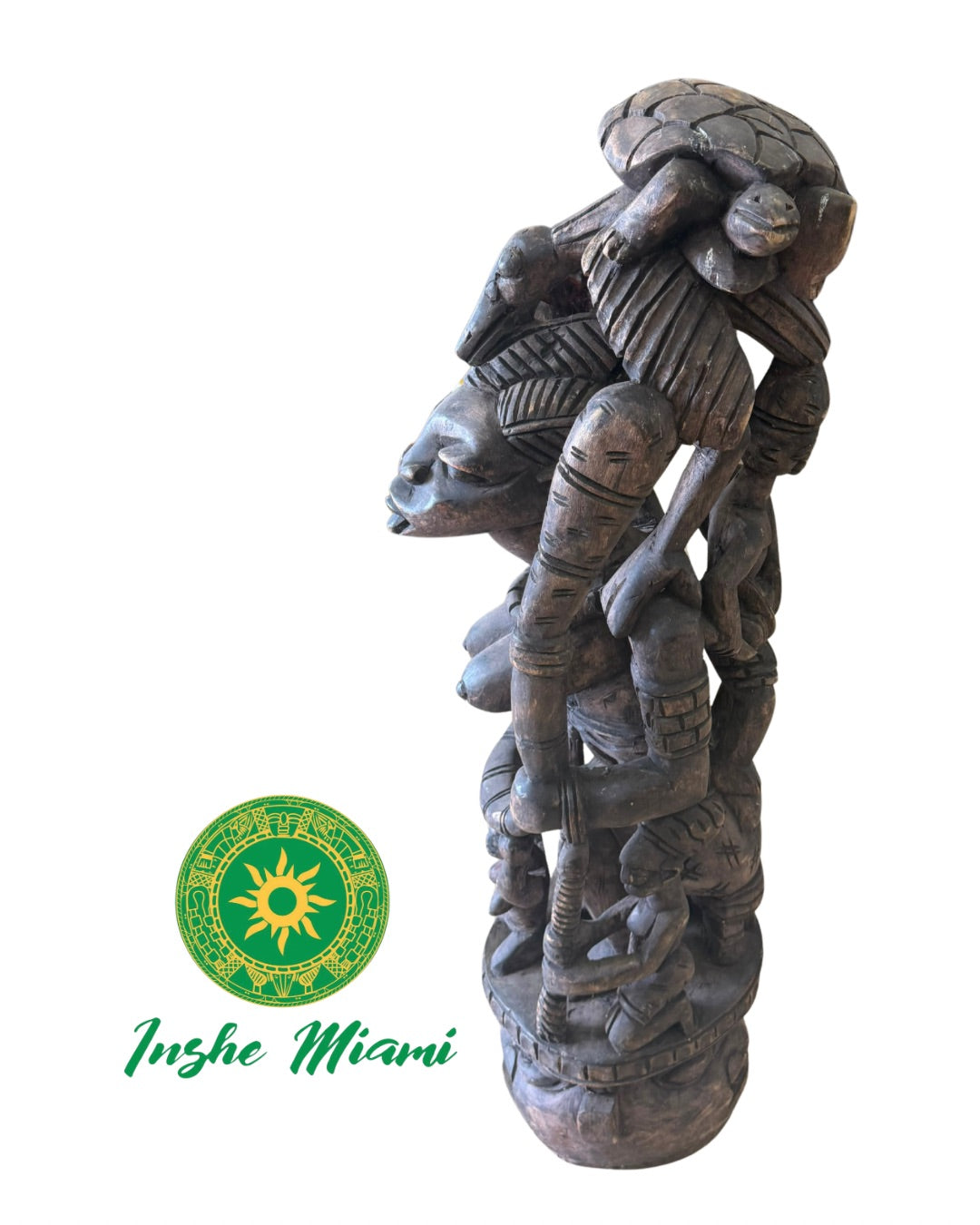 Icono Iyami Osoronga – Escultura Artesanal Unica de Nigeria | Pieza Exclusiva | Inshe Miami