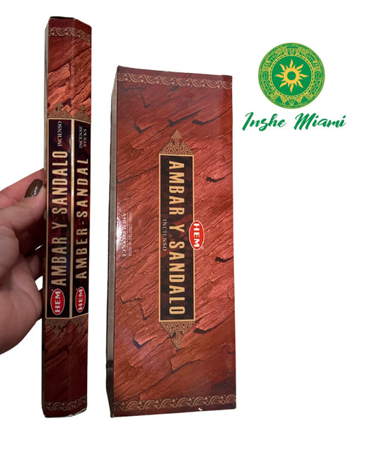 AMBER AND SANDALWOOD INCENSE // AMBER &amp; SANDAL