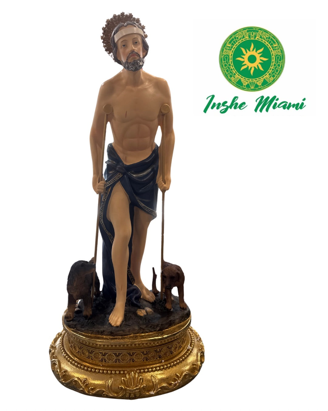 Shimmering Saint Lazarus Images | Religious Statues in Various Sizes | Inshe Miami