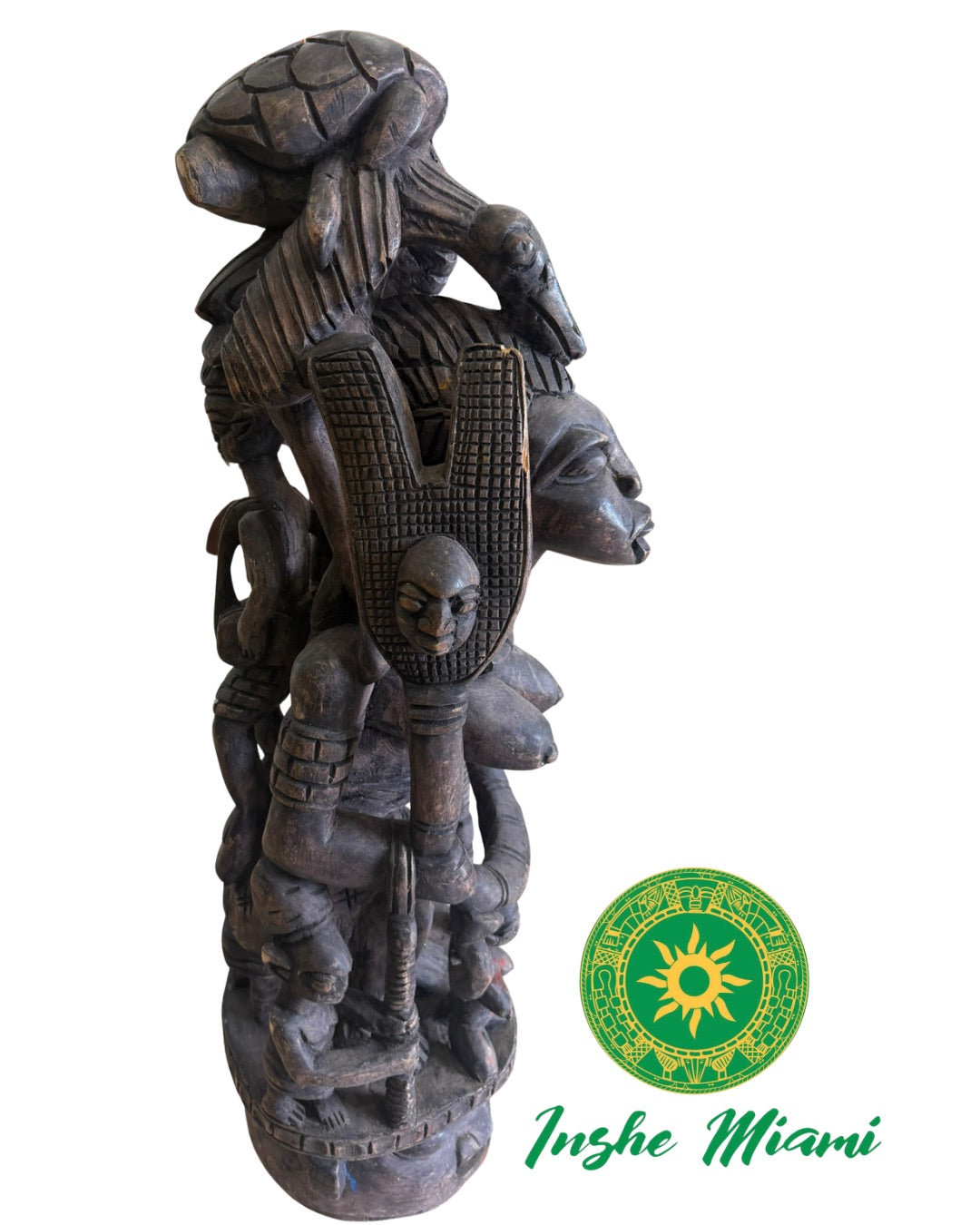 Icono Iyami Osoronga – Escultura Artesanal Unica de Nigeria | Pieza Exclusiva | Inshe Miami