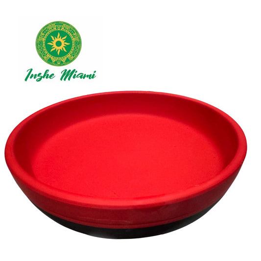 ENAMELLED ELEGUA PLATE