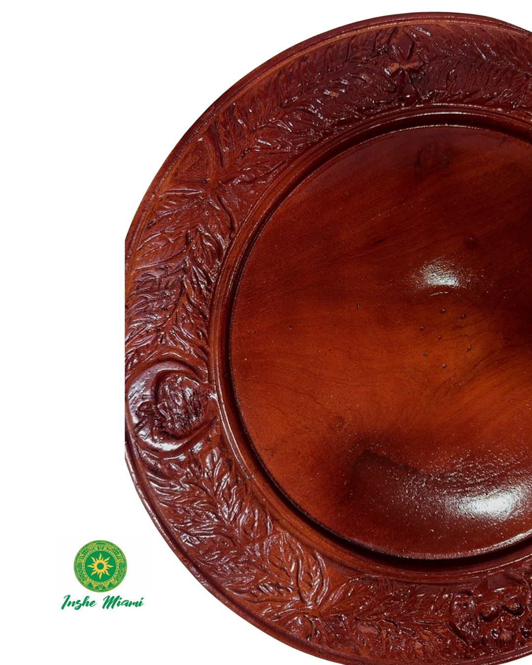 Tablero de Ifá de Madera 18" con Símbolos Criollos – Diseños Variados