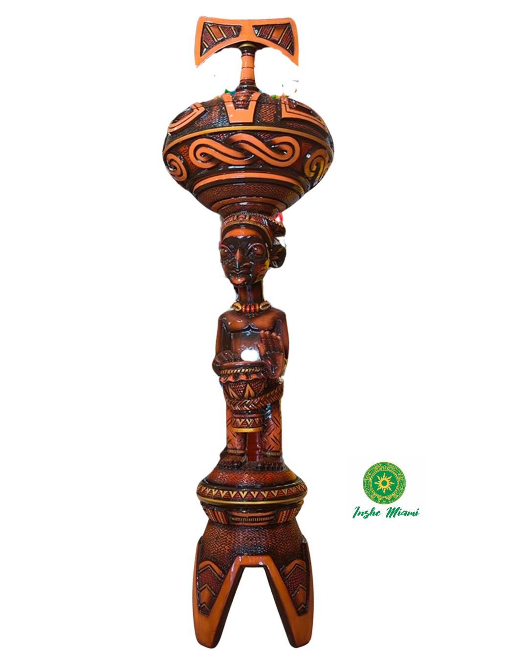 Set Chango Guerrero en Caoba – 56"