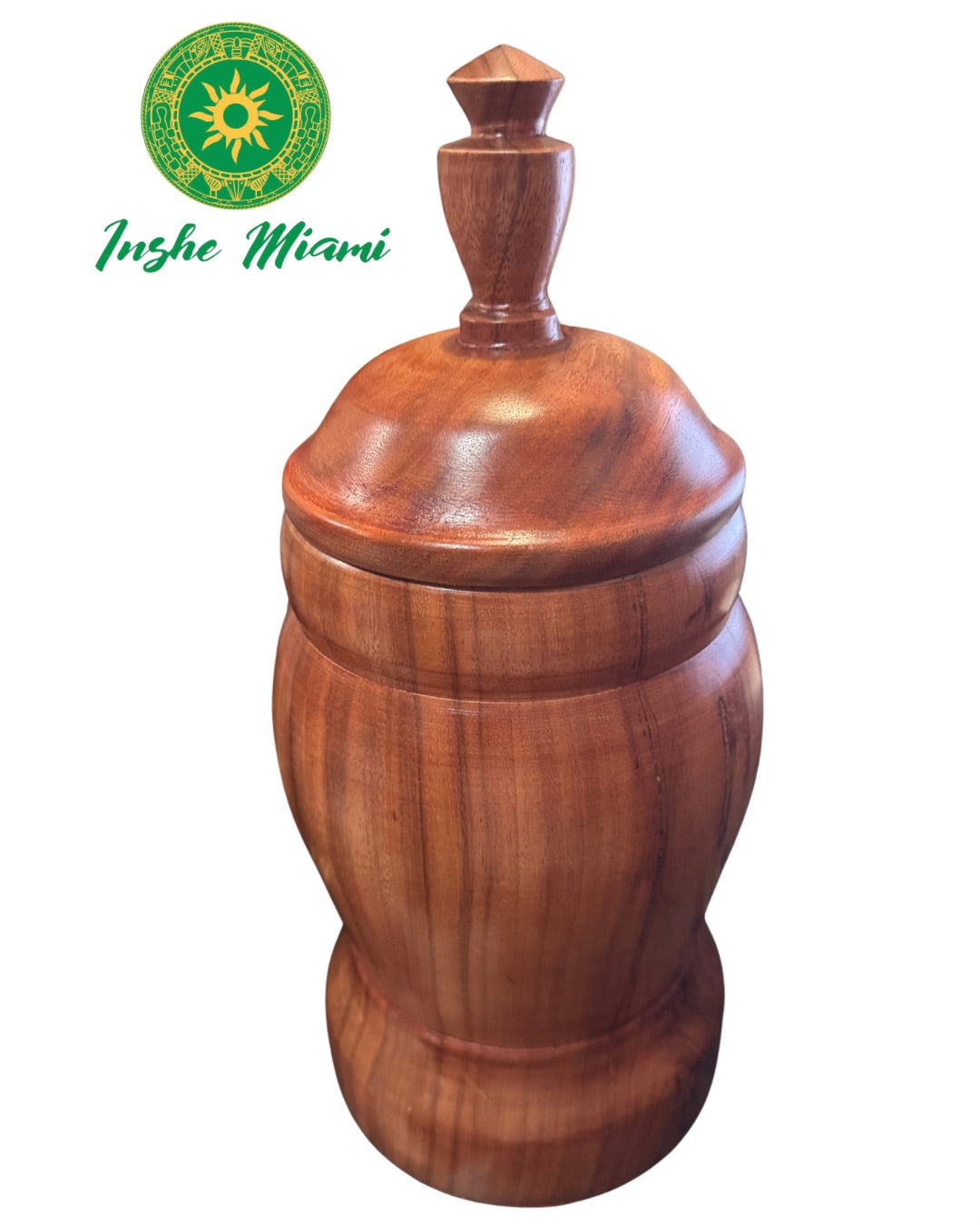 Lebrillo de Aggayú de Madera Maciza | 18” | Hecho en Madera Natural - Inshe Miami