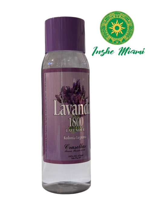 Colonia Espiritual de Lavanda 16oz – Para Limpiezas y Rituales Espirituales