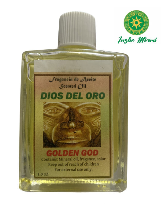 God of Gold Oil 1 oz for Spiritual and Traditional Use | Inshe Miami