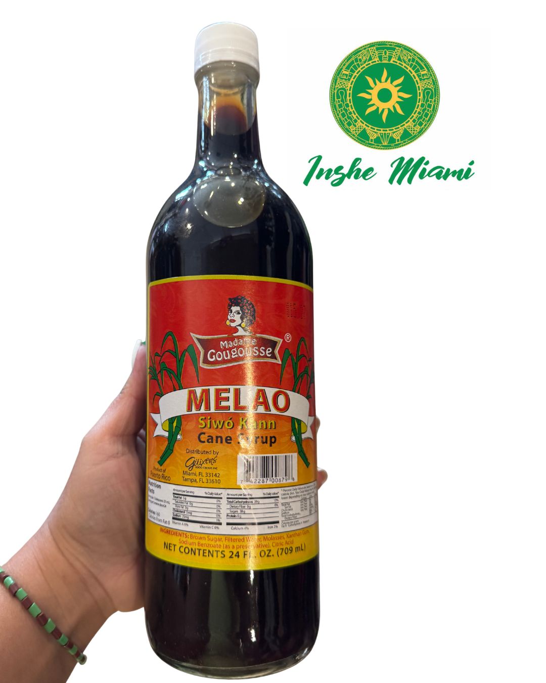 Melado de Caña (Melaza) | Delifruit 12 oz o Madame 24 oz | Inshe Miami