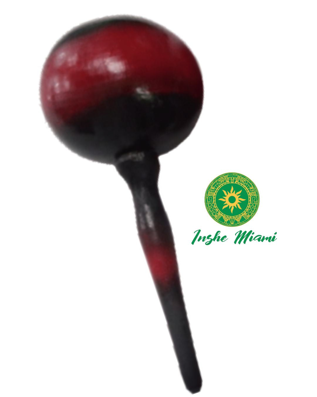 Painted Maracas for Orishas | Handmade | Eleggua, Chango, Yemaya and More | Inshe Miami