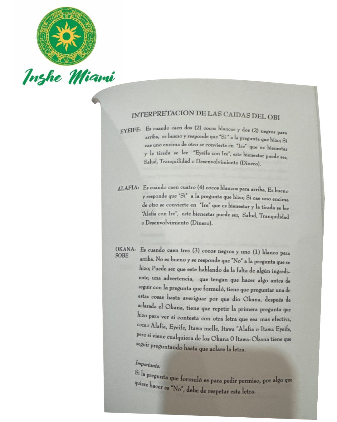 Libro de Ita para cada Santo (Elige el Santo aqui)