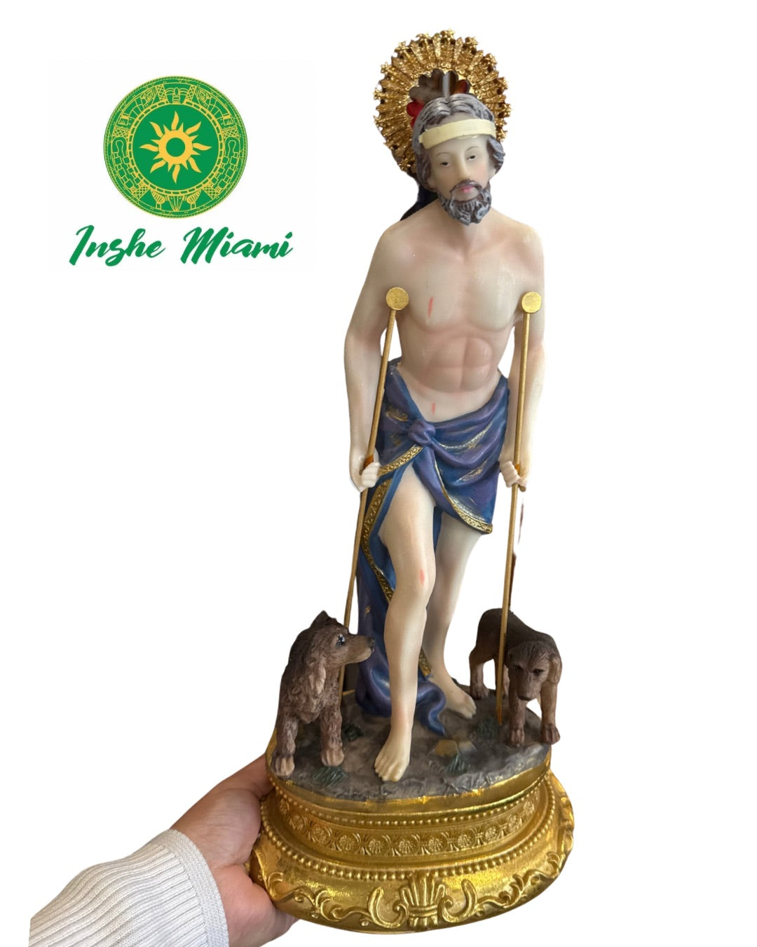 Shimmering Saint Lazarus Images | Religious Statues in Various Sizes | Inshe Miami