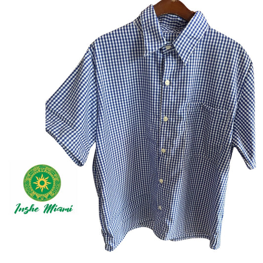 CAMISA DE GUINGA AZUL YEMAYA